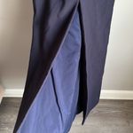 Likely  Leslie Strappy V-Neck Front-Slit Gown Photo 5