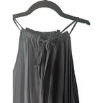 HYFVE  maxi halter dress black S dark romantic prairie date night tiered feminine Photo 1