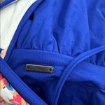 Maaji  Blue Floral Safari Reversible One Piece swimsuit size Medium Photo 2