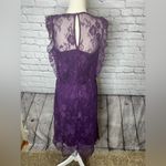 Just fab lace midi dress size large deep plum Photo 6
