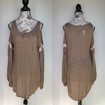 One Teaspoon distressed handmade cold shoulder tunic mini dress size 0 XXS NWOT Photo 9