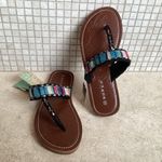 🩷NWT🩷 ROPER STUDDED BOHO WESTERN WOMENS SANDALS SIZE 6 Black Photo 2