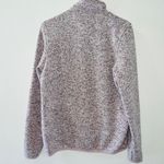 Thread and Supply Pink Heathered Quarter Zip Pullover Sweater Photo 7