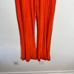 Free People Movement Pant Women S Orange Crinkle Pullon Flair Boho Athleisure Photo 9