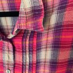 Carhartt Pink Flannel Pintuck Top Large Photo 2