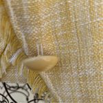 CAbi  Daisy Yellow rough woven tweed crop blazer jacket SMALL Photo 4