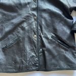 Vintage Casserly Lambskin Leather Jacket Women's S Black High Collar Soft 90's Photo 5