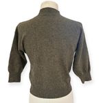 3.1 Phillip Lim Cashmere Sweater Mock Neck Pullover 3/4 Sleeve Green XS Photo 2