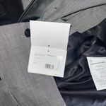 Alexander Wang Mohair Blazer With Leather Vest In Grey Photo 14