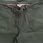 Boden NEW Karin Marsh Dark Green Chino 6” Shorts | US 10 Photo 3