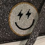 NWT Skinny Dip London Amber Smile Emoji Y2K Rhinestone Shoulder Bag Photo 1