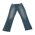 Vince Camuto  sz27/4 raw hem with slit slightly distressed straight leg jeans EUC Photo 0
