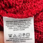 Liz Claiborne Crazy Horse  Cable Knit Cardigan‎ Sweater Womens L Red Button Front Photo 10