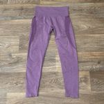 NVGTN Violet Curve Seamless Leggings Medium High Waist Gym Fitness Activewear Photo 1