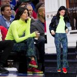 I am gia I.AM.GIA Pant Tali Denim Flare Animal Print High-Rise Green Tiger XS EUC Photo 10