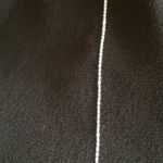 ZARA NWT Lady’s A-Line Black Knit Sweater Maxi Skirt with Contrast White Piping Photo 1