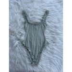 SKIMS  Stretch Lace Cheeky Brief Bodysuit Talc Size Small Photo 2