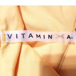Vitamin A Sienna High Waist Cheeky Cut EcoRib Bikini Bottom Iced Mango L Photo 4