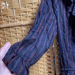 Paige Black Ruffled Tie Front Blouse Photo 3