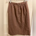 Breckenridge Vintage 70’s Size 4 Brown 100% Wool Skirt Photo 4