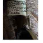 VTG YELL Germany Maxi Sack Coat Green Wool/Angora Womens Sz 38/M/L Size M Photo 8