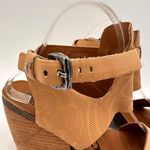 OTBT  Brown Leather Lee Heeled Sandals Size 7.5 Photo 8