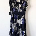 City Chic Epic Floral Mini Dress in Black Photo 9