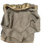 John + Jenn ANTHRO FAUX FUR TRIMMED CROPPED SWEATER S Photo 5