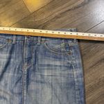 Gap EUC Jeans Denim Mini Skirt Womens Size 6 Blue Cotton Blend Casual Photo 5