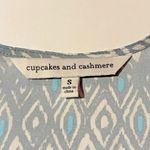 Cupcakes and Cashmere Gray Blue Graphic Print Maxi Shirt Women's Small Lagenlook Photo 4