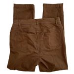 Lafayette 148  Herringbone Brown Trouser Pants Size 6 Stretch 4 Pocket Photo 6