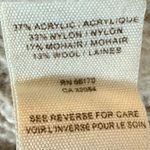 Free People Vintage Retro 70s Open Knit Pastel Rainbow Cardigan Size Small Photo 4