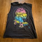 None Vintage-Style Jimi Hendrix Experience Psychedelic Graphic Cut-Off Tank Size M Photo 0
