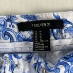 Forever 21 Sz M Capri White Skinny Low Rise Pants Pockets Casual Summer Photo 2