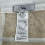 Adika  Lace Cream Tan Strapless Bustier Bra Crop Top Size Large Beige Photo 2