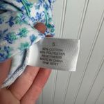 Karen Neuburger blue floral short sleeve pajama set size small O8 Photo 3