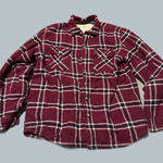 Wrangler Plaid navy Blue Red Women’s Wranglers Sherpa lining Coat Jacket Pockets vintage Photo 0