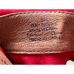 Free People  Rosie Ruffle Stacked Heel Red Size EU 37 US 6.5 Photo 10