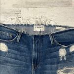 frame denim  Women's Le Cutoff Denim Jean Shorts Size 30. Distressed Photo 3