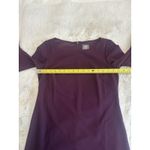 Vince Camuto Plum Purple Sheath Sweater Dress Flare Bell Tiered Sleeve. 6 P Photo 6