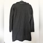 Madewell 100% Merino Wool Charcoal Open Front Cardigan Jacket Sz L Photo 2