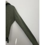 Madewell  Glenbrook Half Zip Sweater Merino Wool Olive Green Women's XXS Oversize Photo 3