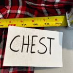 Talbots Red Black White Plaid Flannel Button Up Shirt Women's Size Medium Photo 7