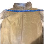 ILGWU Women’s Worker Union Made Fur & Suede Winter Bomber Jacket Gray Size L Photo 13