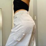 ZARA NEW  Women Blue Gray amid Rise Cargo Jeans Extra Wide Size 40‎ Photo 6