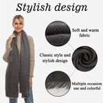 Women Oversized Blanket Scarf, Wrap and Shawl, Warm Pashmina Gifts For Wedding Photo 3