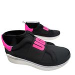 UGG  Neutra Neon Trainer Sneaker Shoes Women 10 Black Pink Chunky Sporty Athletic Photo 3