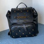 Love moschino  Black Studded Cinch ‎ Backpack Photo 1