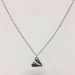 Lovely Paper Airplane Pendant Necklace Gray Photo 8