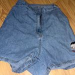 Jerry Leigh Denim Wrap Skirt with Embroidered Design Photo 1